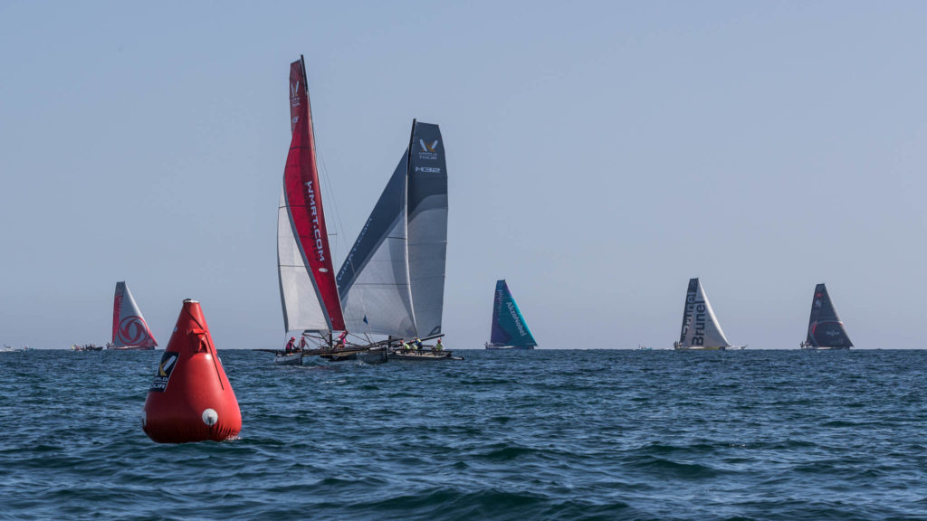 VOR Alicante M32 and Volvo Ocean 65